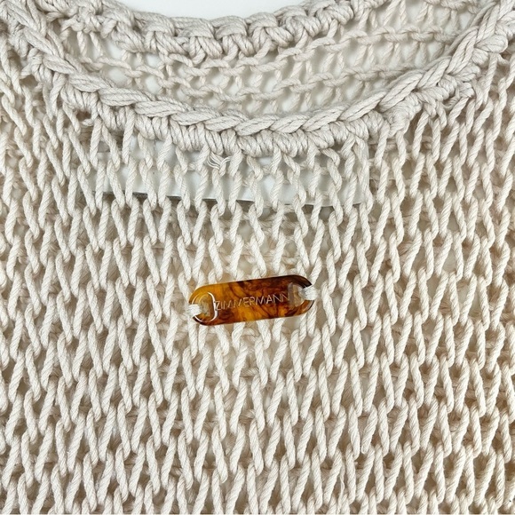 Zimmermann Tropicana Scoop Midi Dress Crochet Knit - Picture 12 of 16